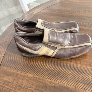 Men's Brown and Tan Casual Loafers
